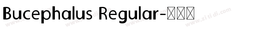 Bucephalus Regular字体转换
